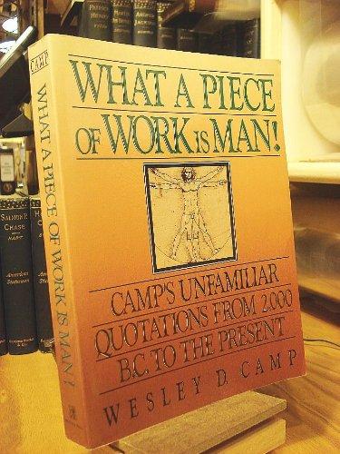 Book What a Piece of Work Is Man? free