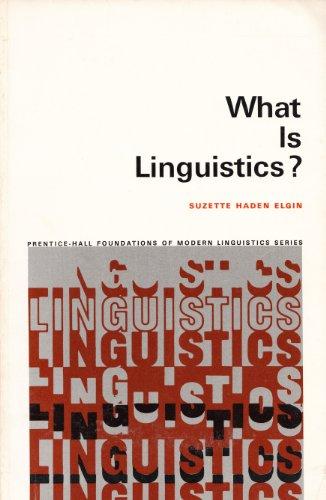 Book What Is Linguistics? (foundations Of Modern Linguistics) free