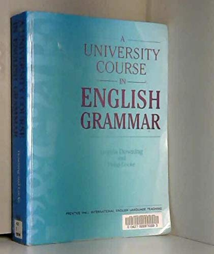Book A University Course in English Grammar (English Language Teaching) free