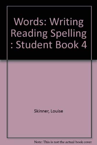 Book Words: Writing Reading Spelling : Student Book 4 free