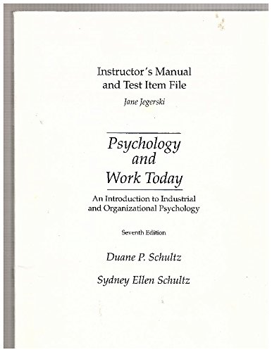 Book Sm Psychology Work Today Intro free