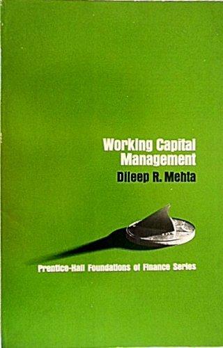 Book Working Capital Management (foundations Of Finance) free