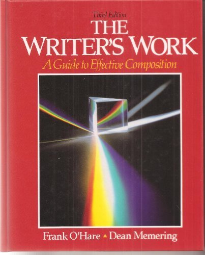 Book Writer's Work: A Guide to Effective Composition free