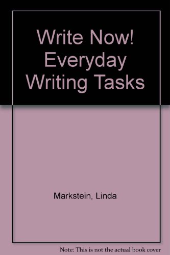 Book Write Now: Everyday Writing Tasks Intermediate Level free