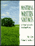 Book Mastering Written Sentences: Self-Teaching Exercises for College Writers free