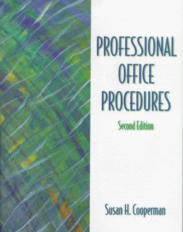 Book Professional Office Procedures free
