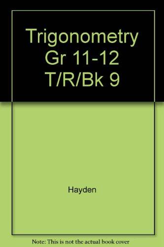 Book Trigonometry: Teacher's Resource Book free