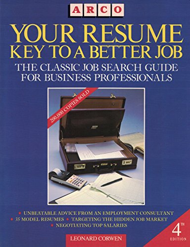 Book Your Resume Key to a Better Job free