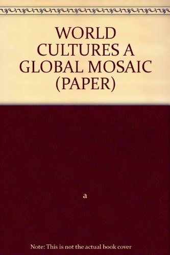 Book World Cultures A Global Mosaic (paper) free