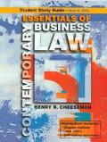 Book Essentials of Contemporary Business Law: Student Study Guide free