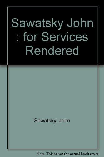 Book For Services Rendered free