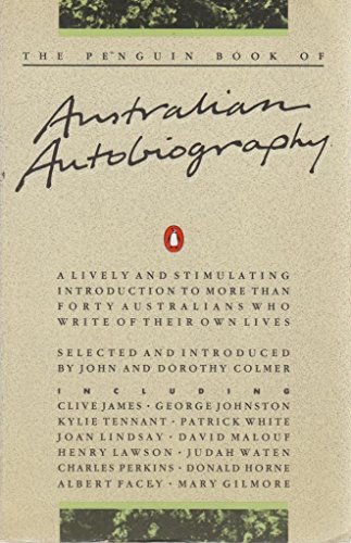 Book The Penguin book of Australian autobiography free