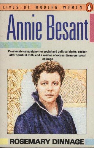 Book Annie Besant (Lives of Modern Women) free
