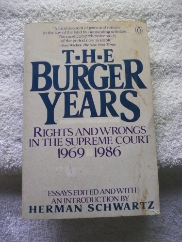 Book The Burger Years free