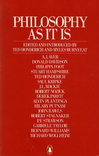 Book Philosophy as It Is free