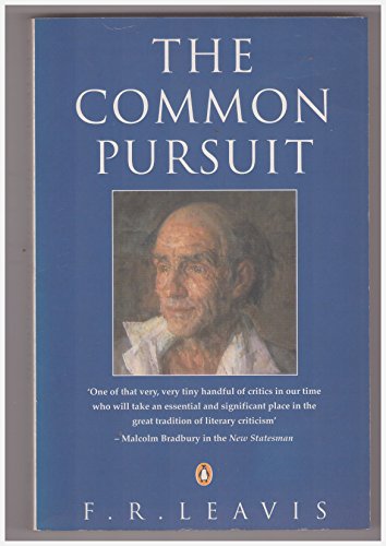 Book The Common Pursuit (Penguin Literary Criticism) free