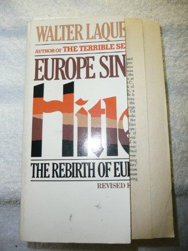 Book Europe since Hitler: The Rebirth of Europe (A Pelican book) free