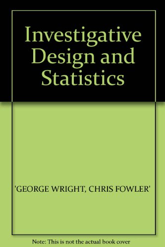 Book Investigative Design and Statistics free