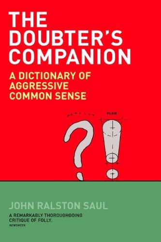 Book The Doubter's Companion: A Dictionary of Agressive Common Sense free