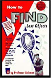 Book How to Find Lost Objects free