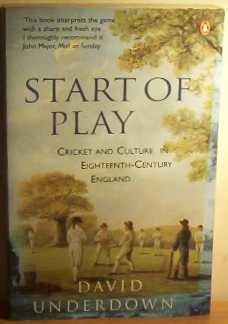 Book Start of play: cricket and culture in eighteenth-century England free