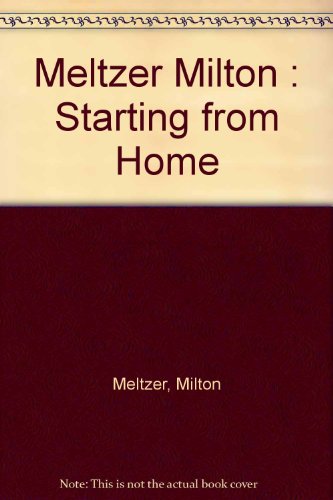 Book Starting from Home: A Writer's Beginnings free