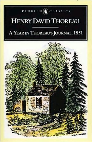 Book A Year in Thoreau's Journal: 1851 (Penguin Classics) free