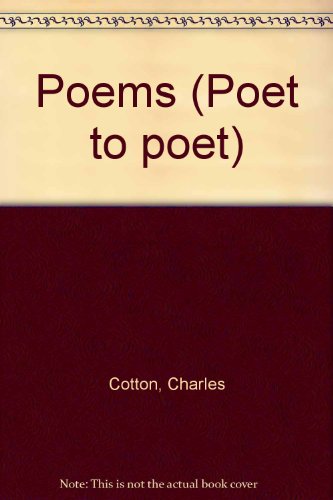 Book Charles Cotton (Poet to poet) free