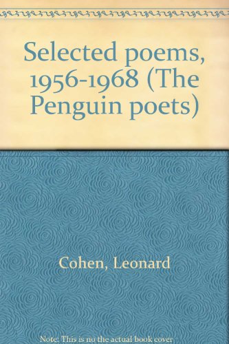Book Cohen, The Selected Poetry of free