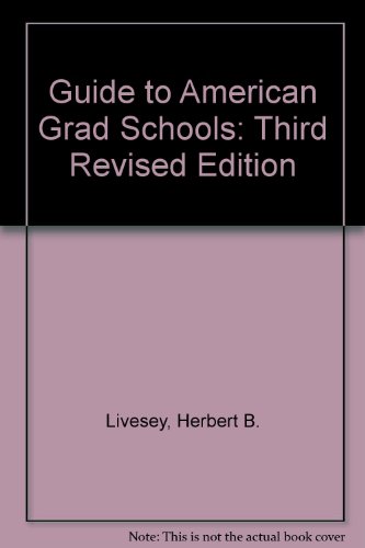 Book Guide To American Grad Schools: Third Revised Edition free