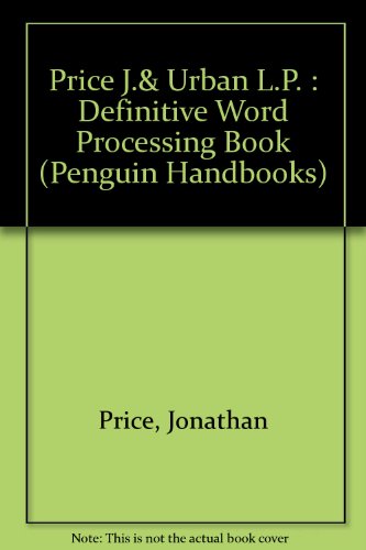 Book The Definitive Word-Processing Book free