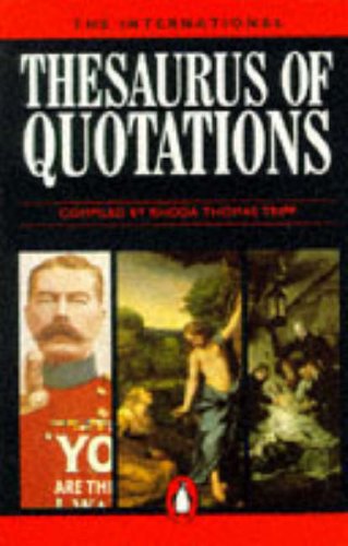 Book International Thesaurus of Quotations (Penguin Reference) free