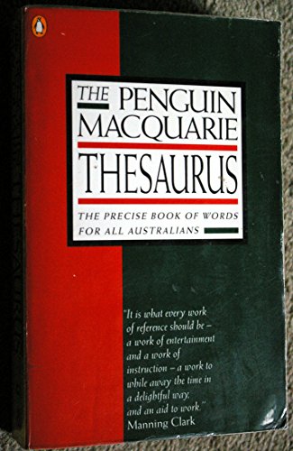Book The Penguin Macquarie thesaurus: Book of words for all Australians (Penguin reference books) free