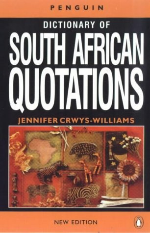 Book The Penguin dictionary of South African quotations free
