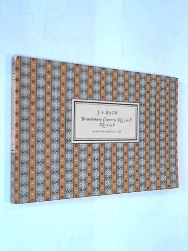 Book Bach : Brandenburg Nos. 1&2 (Penguin Music Scores) free
