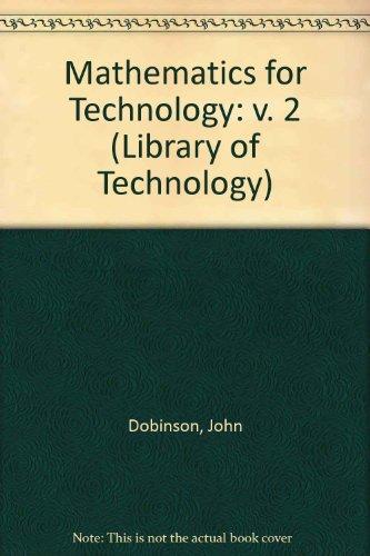 Book Mathematics for Technology (Library of Technology) (v. 2) free