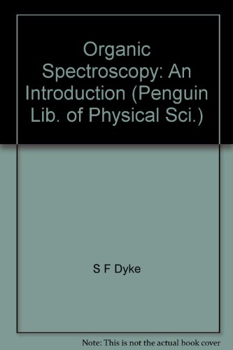 Book Organic Spectroscopy: An Introduction (penguin Library Of Physical Sciences: Chemistry) free