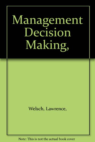 Book Management Decision Making (Modern Management Readings) free