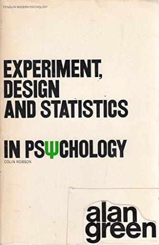 Book Experiment, Design and Statistics in Psychology free