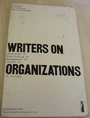 Book Writers on Organizations free