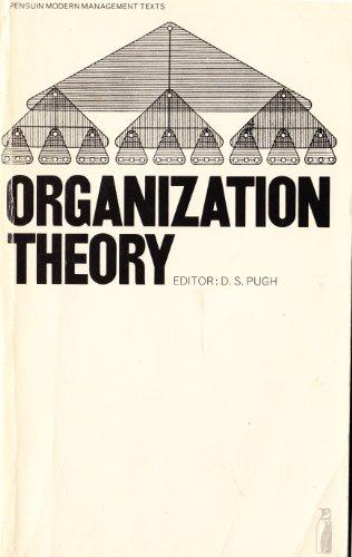 Book Organization Theory (Penguin modern management readings) free
