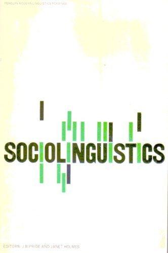 Book Sociolinguistics: Selected Readings free