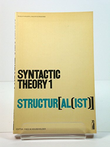 Book Syntactic Theory Structuralist free