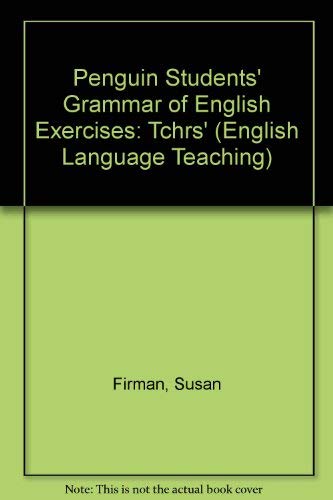 Book Penguin Students' Grammar of English Exercises (English Language Teaching) free