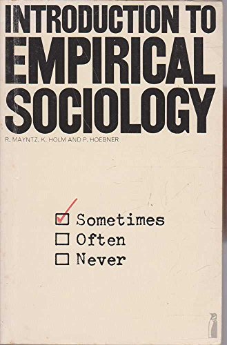 Book Introduction to Empirical Sociology (Modern Sociological Readings) free