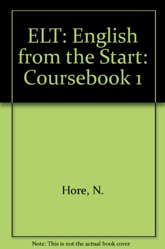 Book ELT: English from the Start: Coursebook 1 free