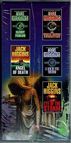 Book THE CLASSIC JACK HIGGINS COLLECTION OF 5 BOOKS BOX SET ; BLOODY PASSAGE, ANGEL OF DEATH, THE WHITE HOUSE CONNECTION. EYE OF THE STORM AND A GAME FOR HEROES RRP 35.99 free