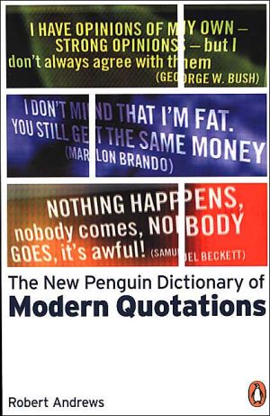 Book The New Penguin Dictionary of Modern Quotations (Penguin Reference Books) free