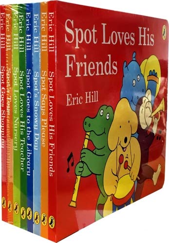Book Spot Story Collection 8 Books Set Pack by Eric Hill (Early Learning for Beginners) free