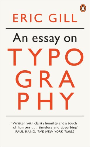 Book An Essay on Typography (Penguin Modern Classics) free